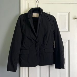 Athleta black blazer evolution puffer jacket